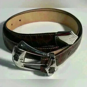 A Judith Jack sterling buckle w/ belt.